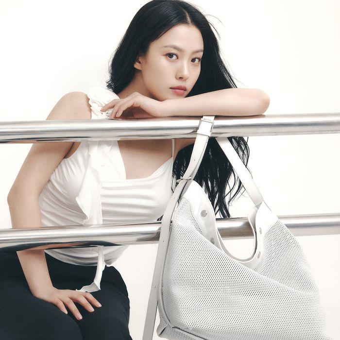 [고민시 PICK] Perfec Button Up Net Hobo L (퍼펙 버튼 업 네트 호보 라지)_2colors