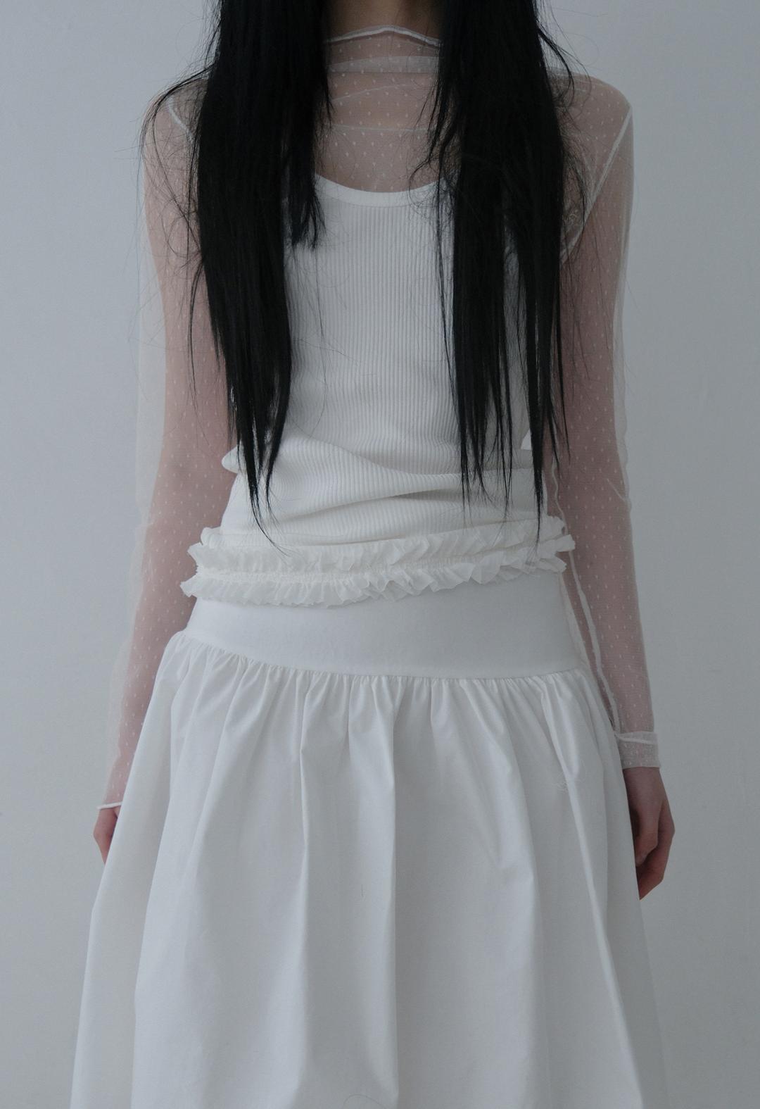 Frill Sleeveless, 2color