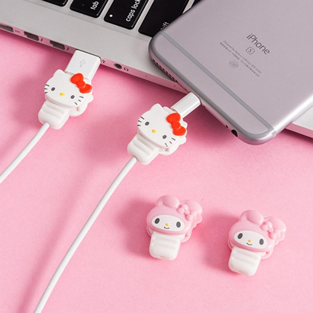 산리오 헬로키티 아이폰 충전 케이블 보호캡