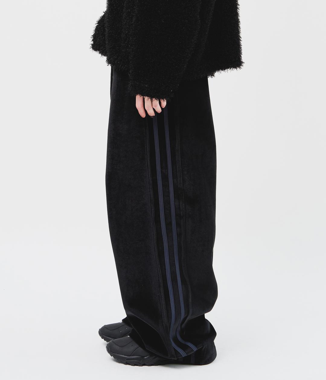 Clemen Velvet Track Pants (3color)