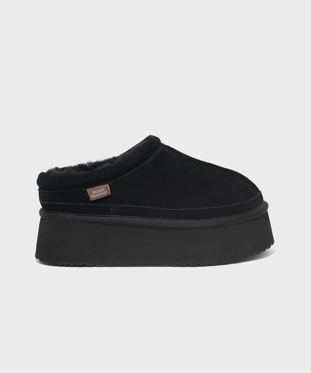 [바로배송] ORIGINAL MAXI FLATFORM MULES - BLACK