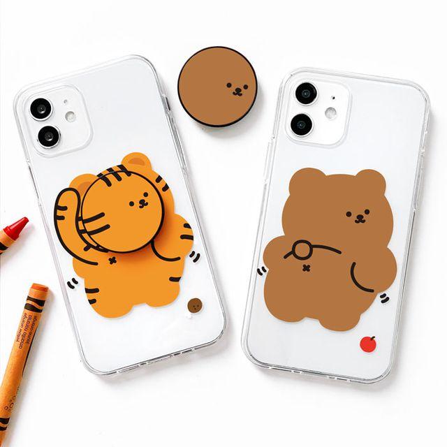 [그립톡+젤리케이스 궁디팡팡]아이폰케이스 갤럭시 핸드폰 휴대폰 아이폰13 12 11 x xs xr 8 7 6 se2 se3 프로 미니 s22 S21 S20 S10e s9 s8 플러스 울트라 fe 갤럭시노트 노트 20 10 9 8 그립톡 a 10e 23 30 31 32 33 42 50 51 52s 53 90 lg벨벳 와이드4 퀀텀