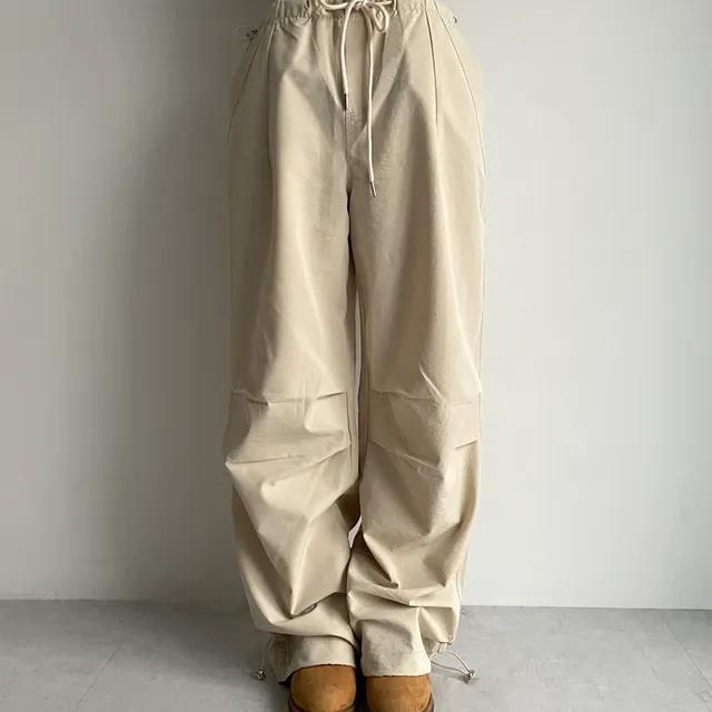 [oao] String parachute pants