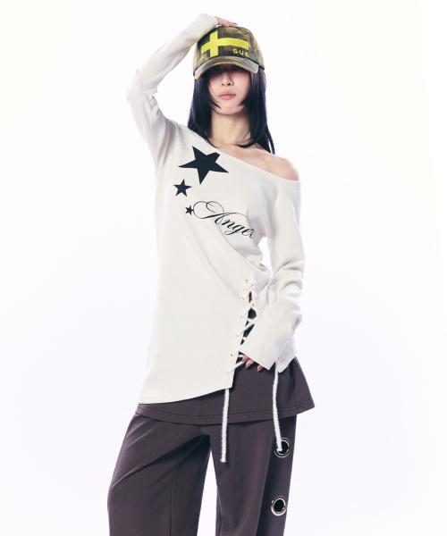 ANGEL LONG KNIT TOP / IVORY