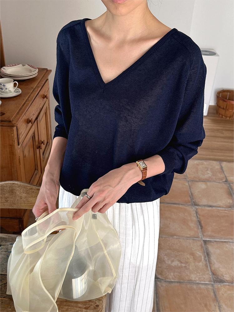 크렘므 카니 린넨 니트