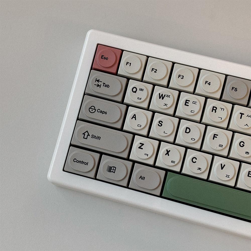 동글 블럭 장난감 레트로 키캡 영문/한글 PBT 한무무 다얼유 기계식 키보드 독거미 키캡