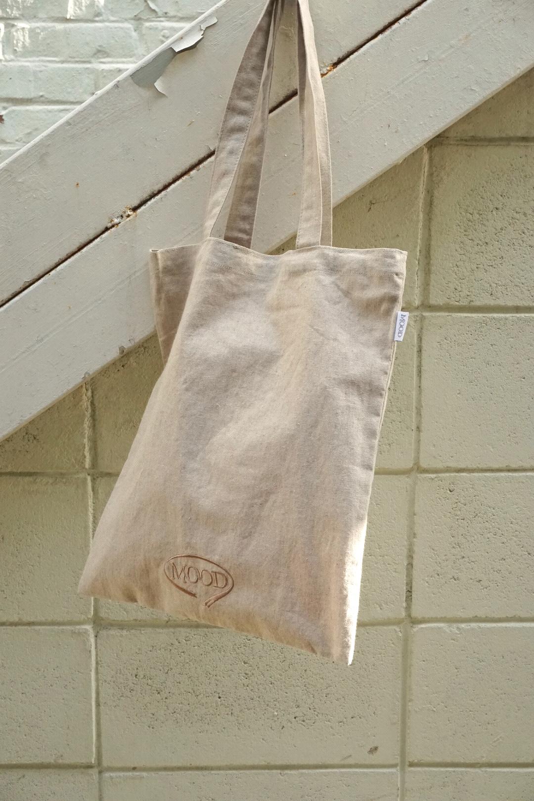 MOOD) LINNEN ECO BAG BROWN