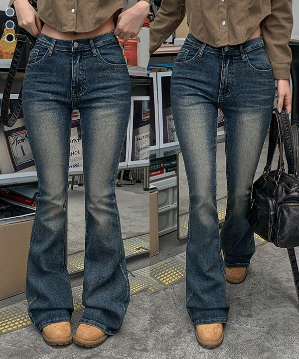 [인생부츠컷🤍/볼륨패드] 모크 부츠컷 데님 팬츠(+숏/기본/롱ver)