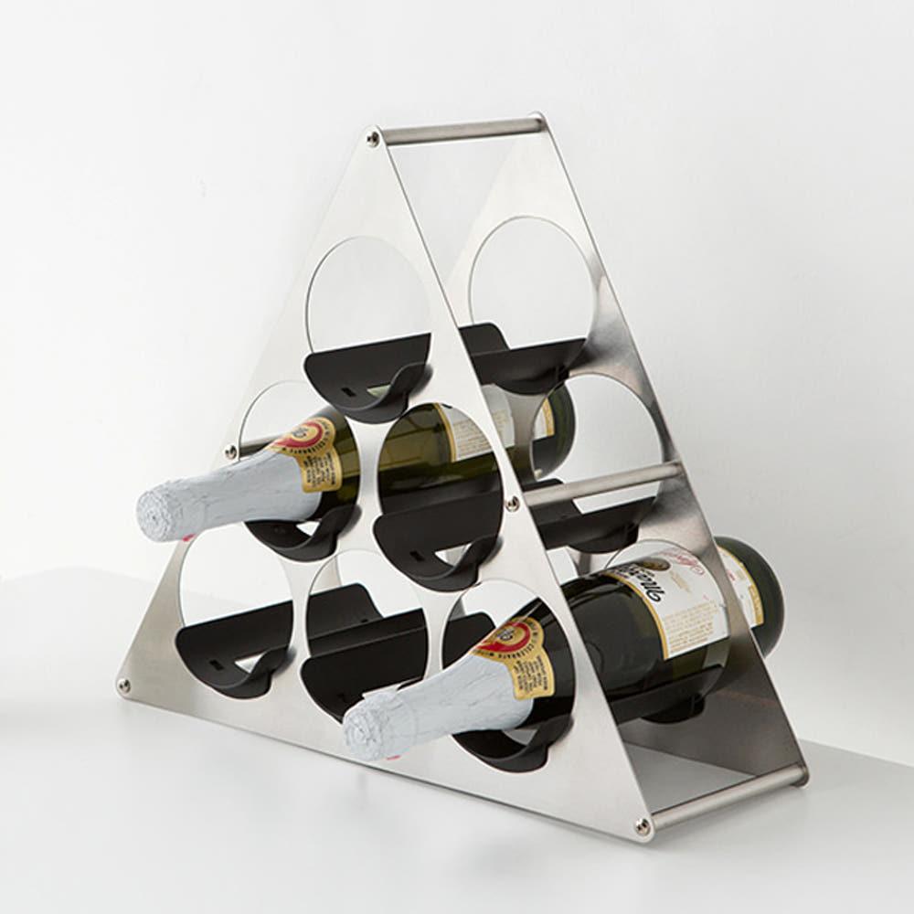 PARA 와인랙 6병 KS1001WR 실버