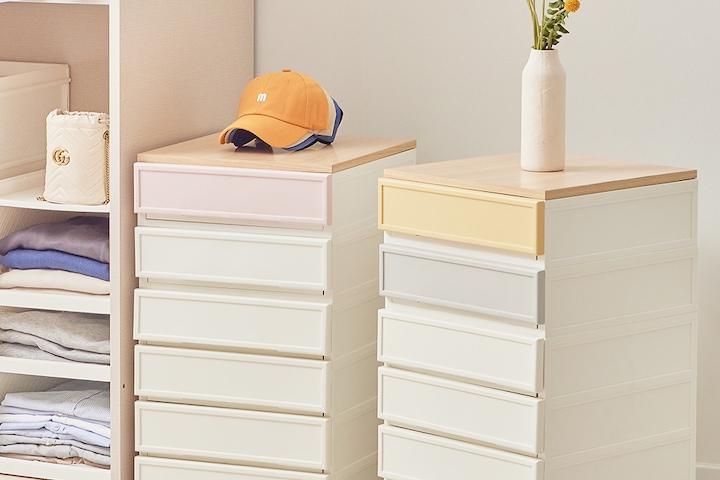 국내생산 BPA FREE 쌓아서 조합하는 래폴드 서랍장 400(S) 1단