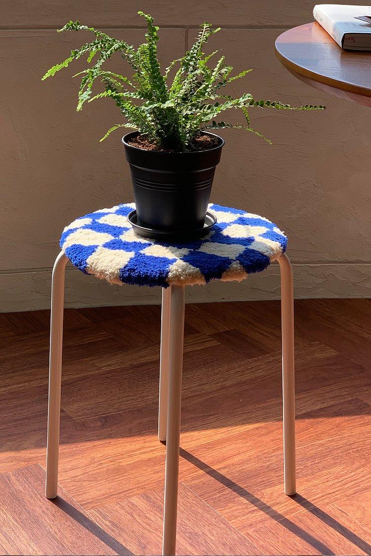 스툴 / Checkerboard_BLUE