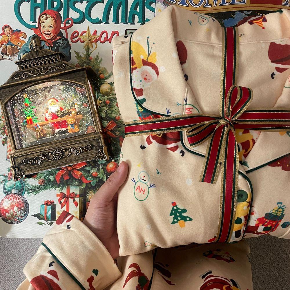 (only)버터 크리스마스 커플 잠옷 홈웨어 파자마파티