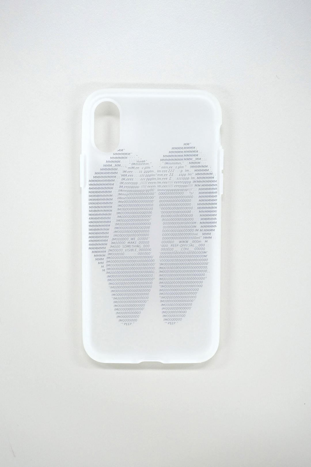Foot print iPhone Case_Black