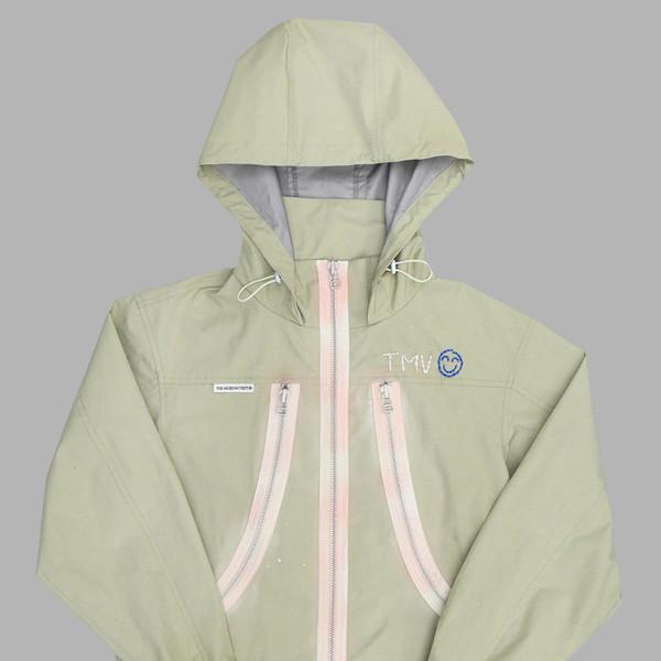 TMV STITCHED SPRAYED WINDBREAKER (IVORY)
