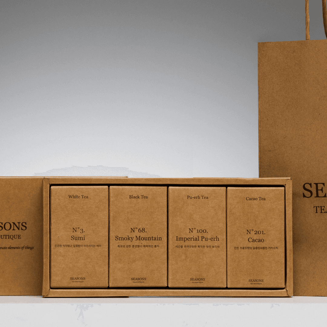 [쇼핑백증정]  티백 4종 기프트세트