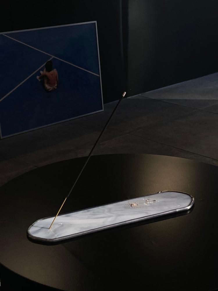 롱 인센스스틱홀더 향꽂이 향받침대 유리 인센스홀더 트레이