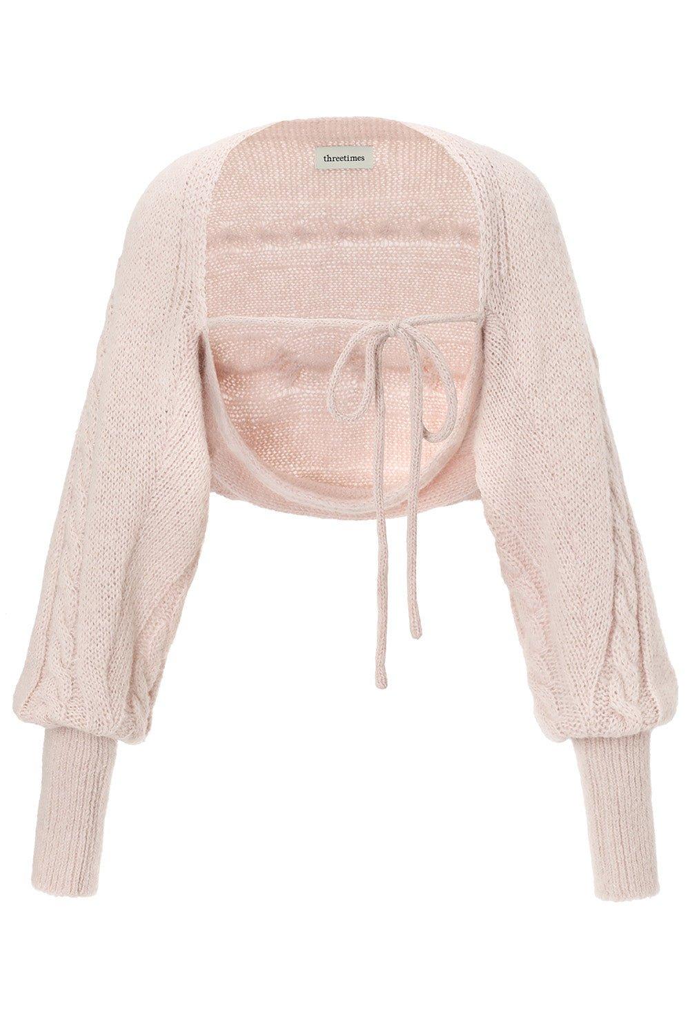 [1st pre-order] Creamy knit bolero