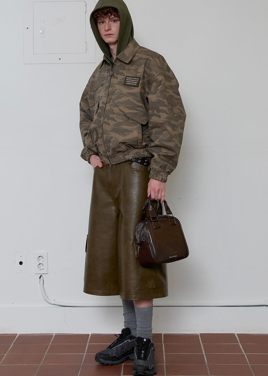 eyelet tote bag(brown)