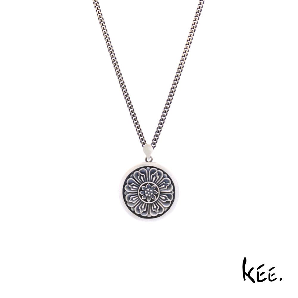 큰 연꽃무늬 수막새 코인목걸이