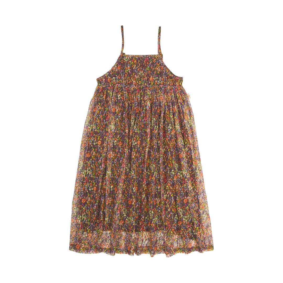 FLOWER CAMI LONG DRESS-MT.OR