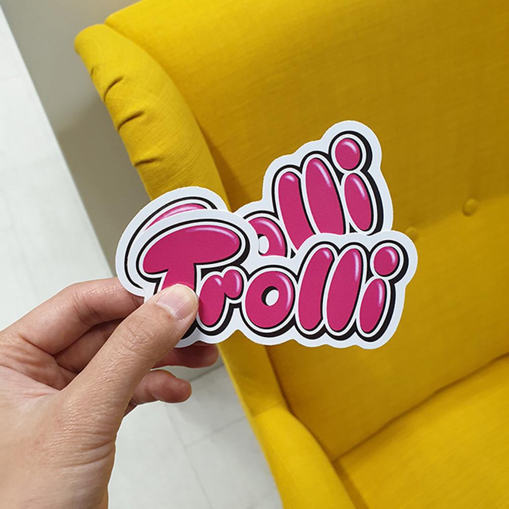 트롤리스티커 젤리 브랜드 노트북 캐리어스티커
