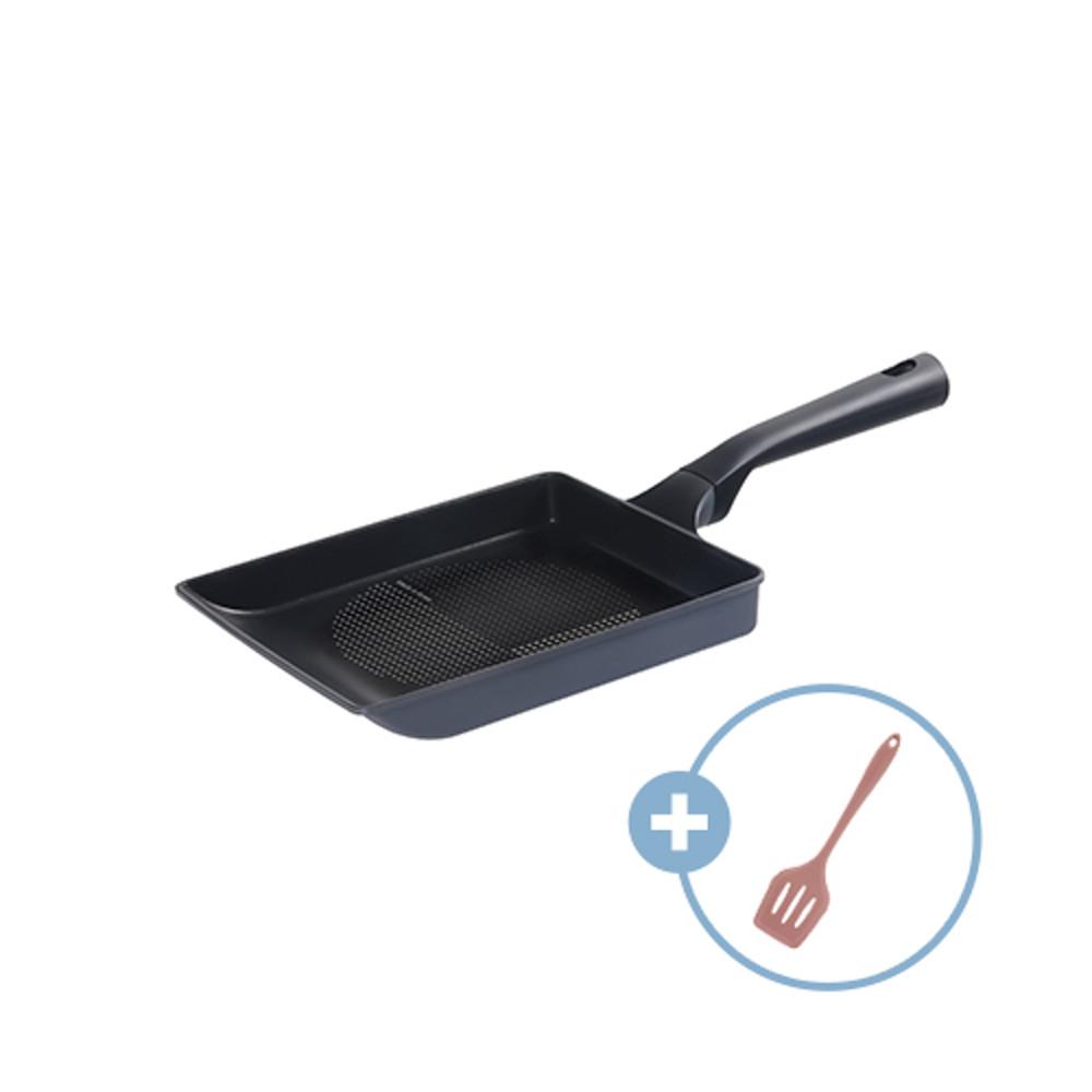 PN풍년 마레 히트팬IH 사각팬(+뒤집개 증정) 25X22 국내산 주물 후라이팬 인덕션 프라이팬