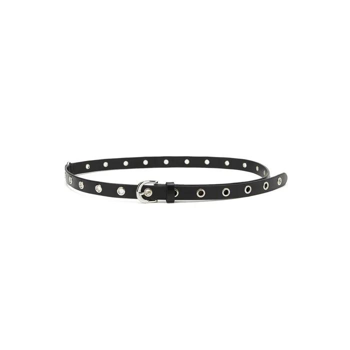 [9th REORDER] EYELET LEATHER BELT