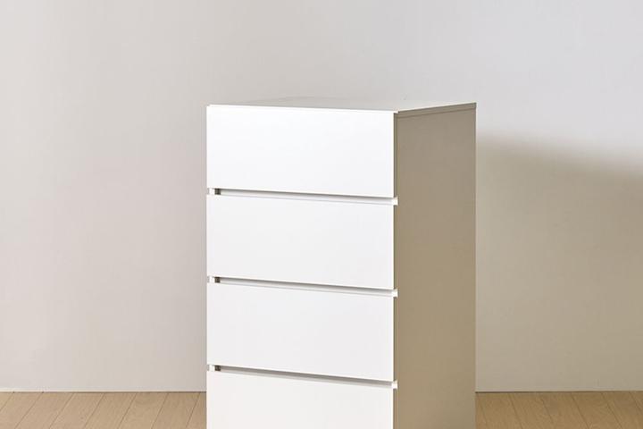 와이드형 / 조아 4단 서랍장 600 (화이트)