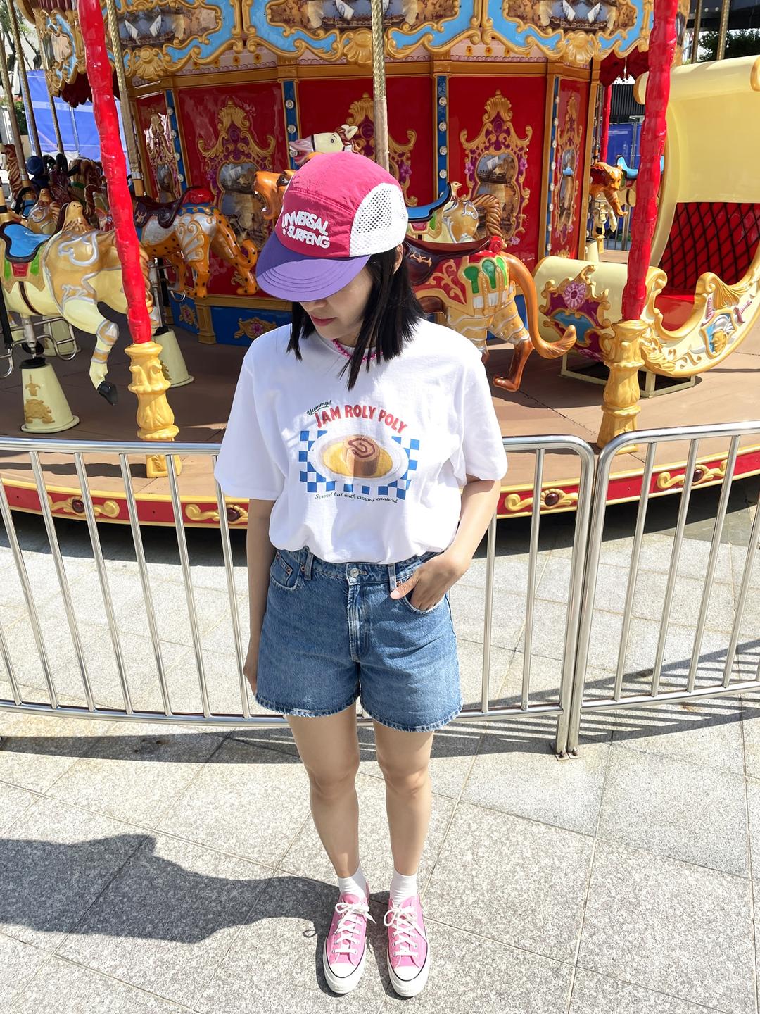 롤케이크 반팔 티셔츠