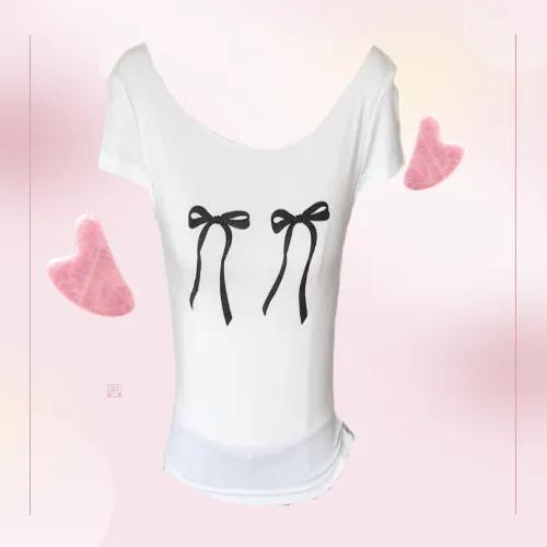 귀여운 리본 반팔티