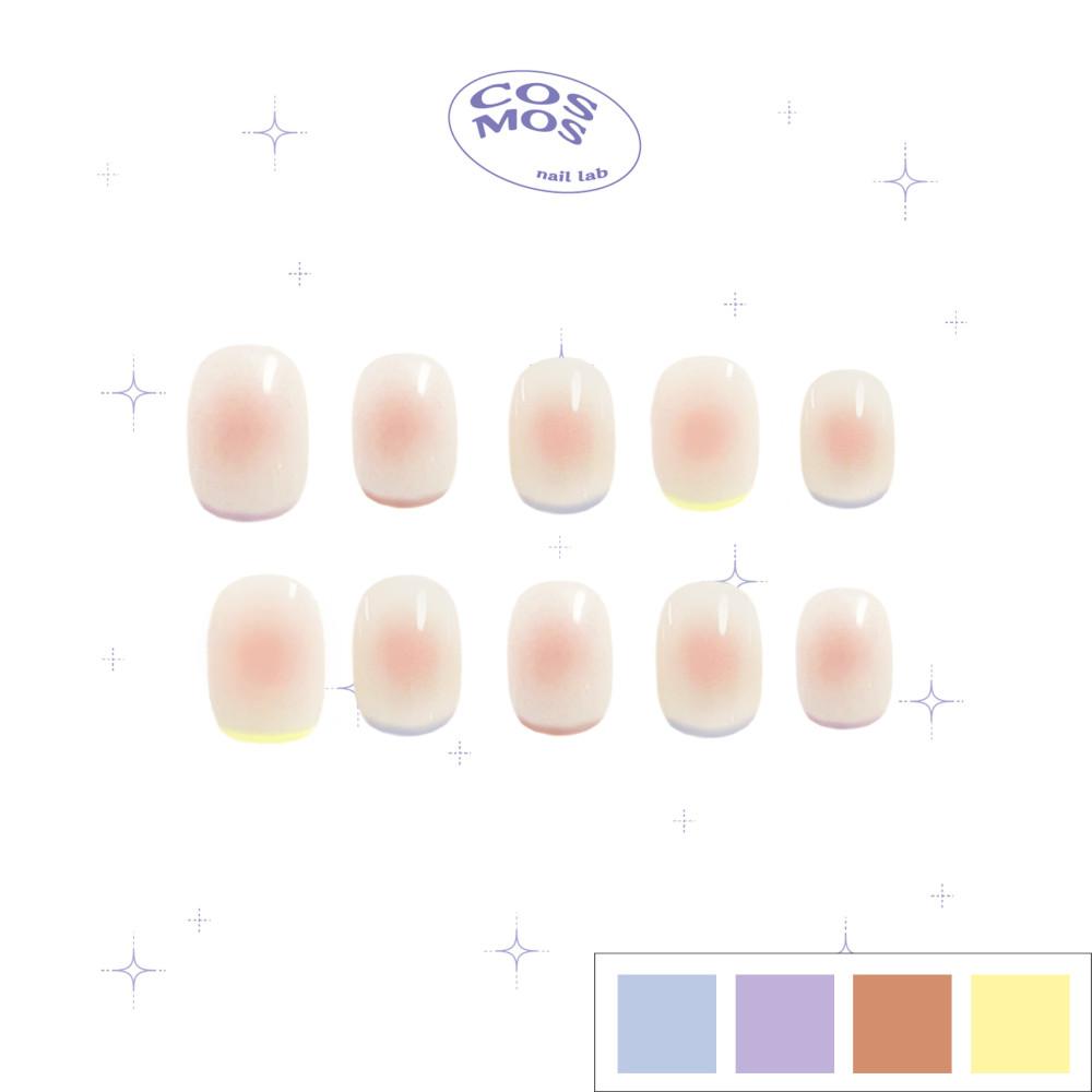 프렌치 치크 볼터치 네일 봄 수제 젤 네일팁