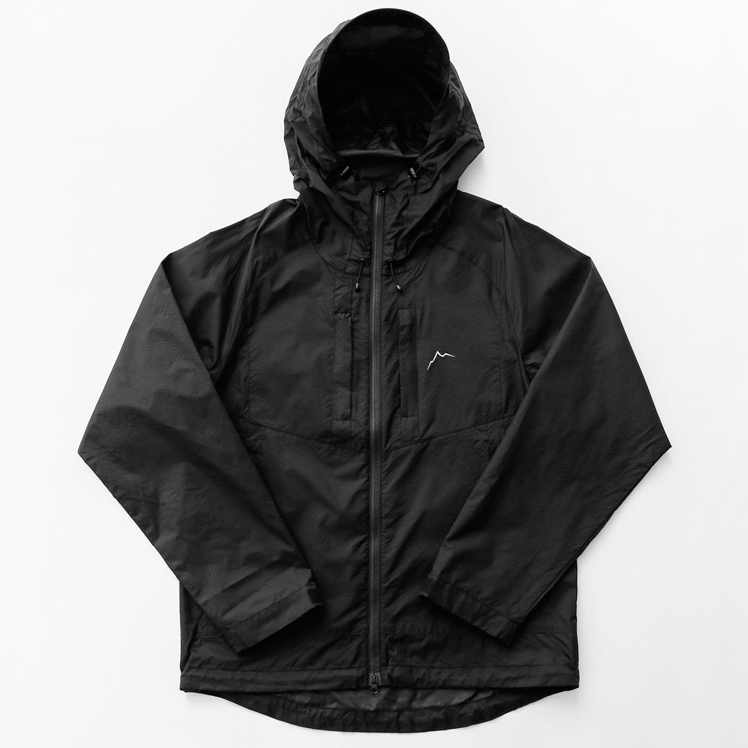 ripstop nylon jacket / black