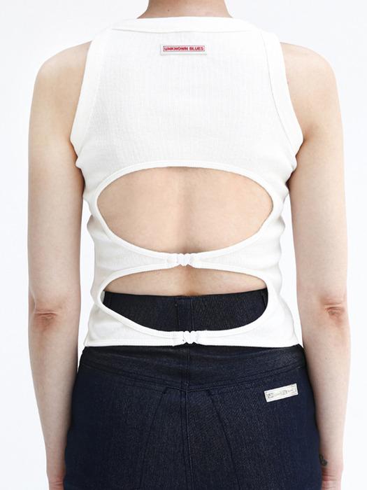 BACK CIRCLE TOP (WHITE)
