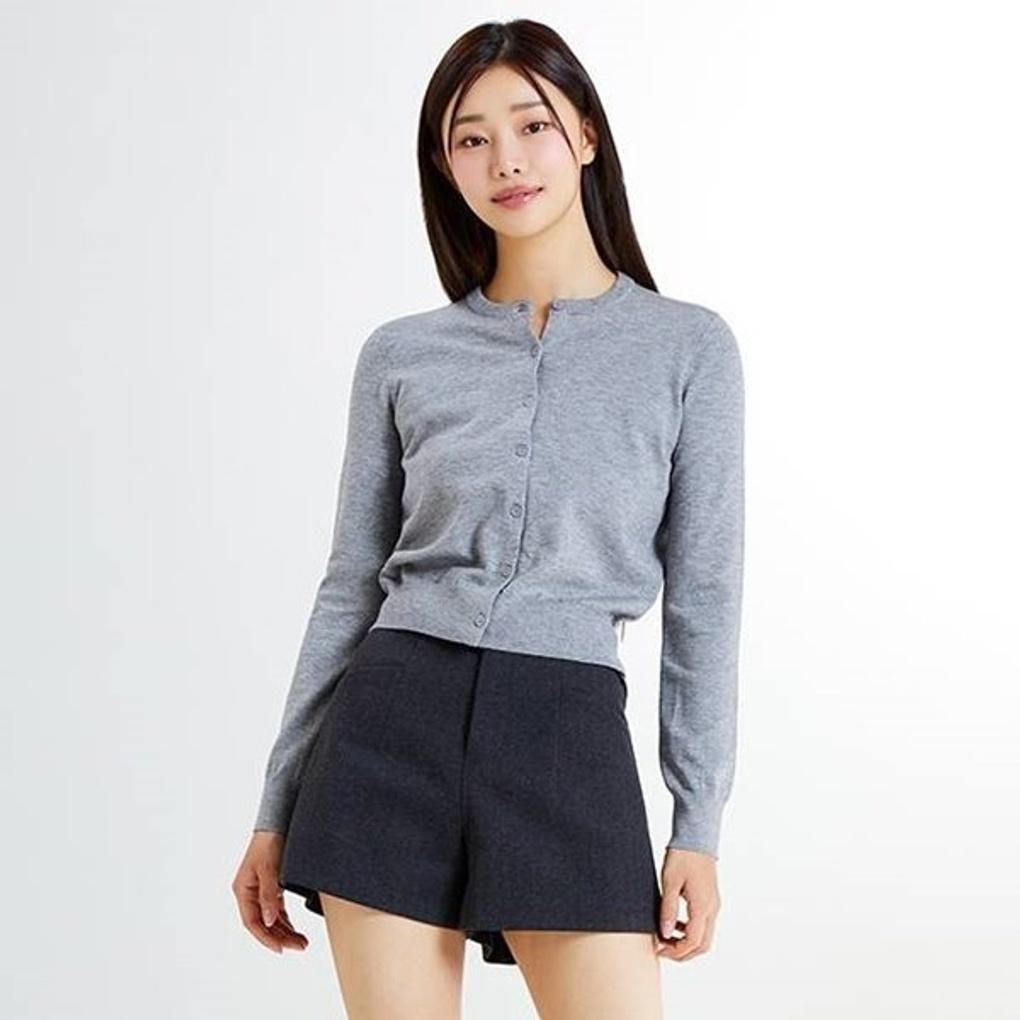 [소프트얀] 라운드넥 가디건(7colors)_SPCKE49W01