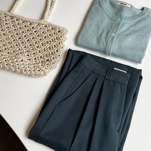 타이디 핀턱 와이드SL (일자핏,YKK,기장별)