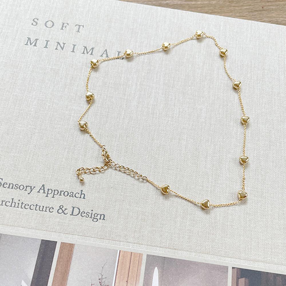 하트 골드 목걸이