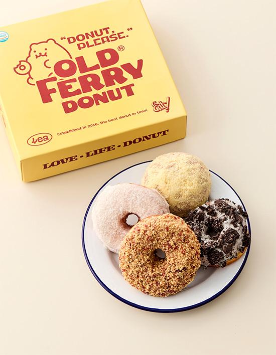 [올드페리도넛] 페이보릿 도넛 4종세트