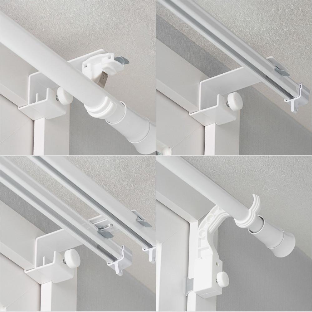 안뚫어고리 블라인드 커튼 설치 커튼봉 브라켓 못없이 봉 다이소 4종 모음전