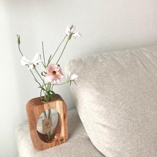 둥근 우드화병 (참죽) 3TYPE 🪴