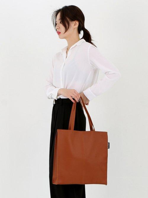 DQC 레더 스퀘어 3웨이백 DL25-BR