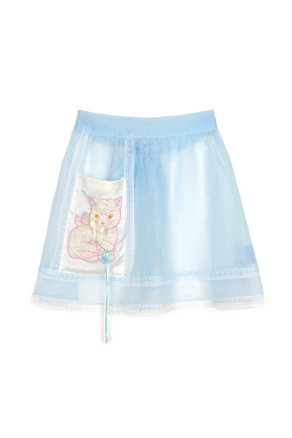 Bettie apron (baby blue) / Pre-Order