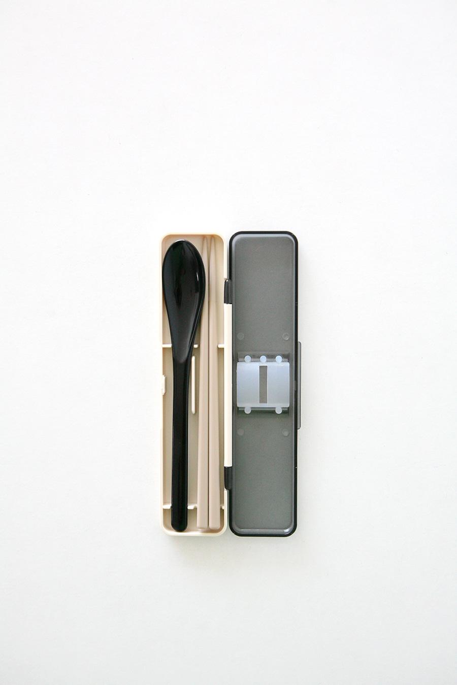 젓가락 + 스푼 + 케이스세트  Combi Set, Retro French Black