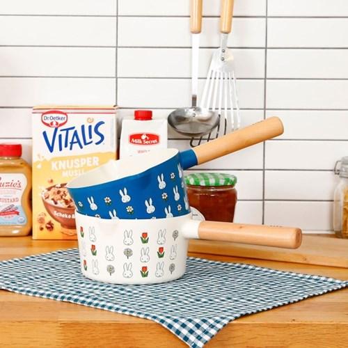 [보프렌즈] 미피 네오플램 피카 밀크팬 (세라믹코팅팬)