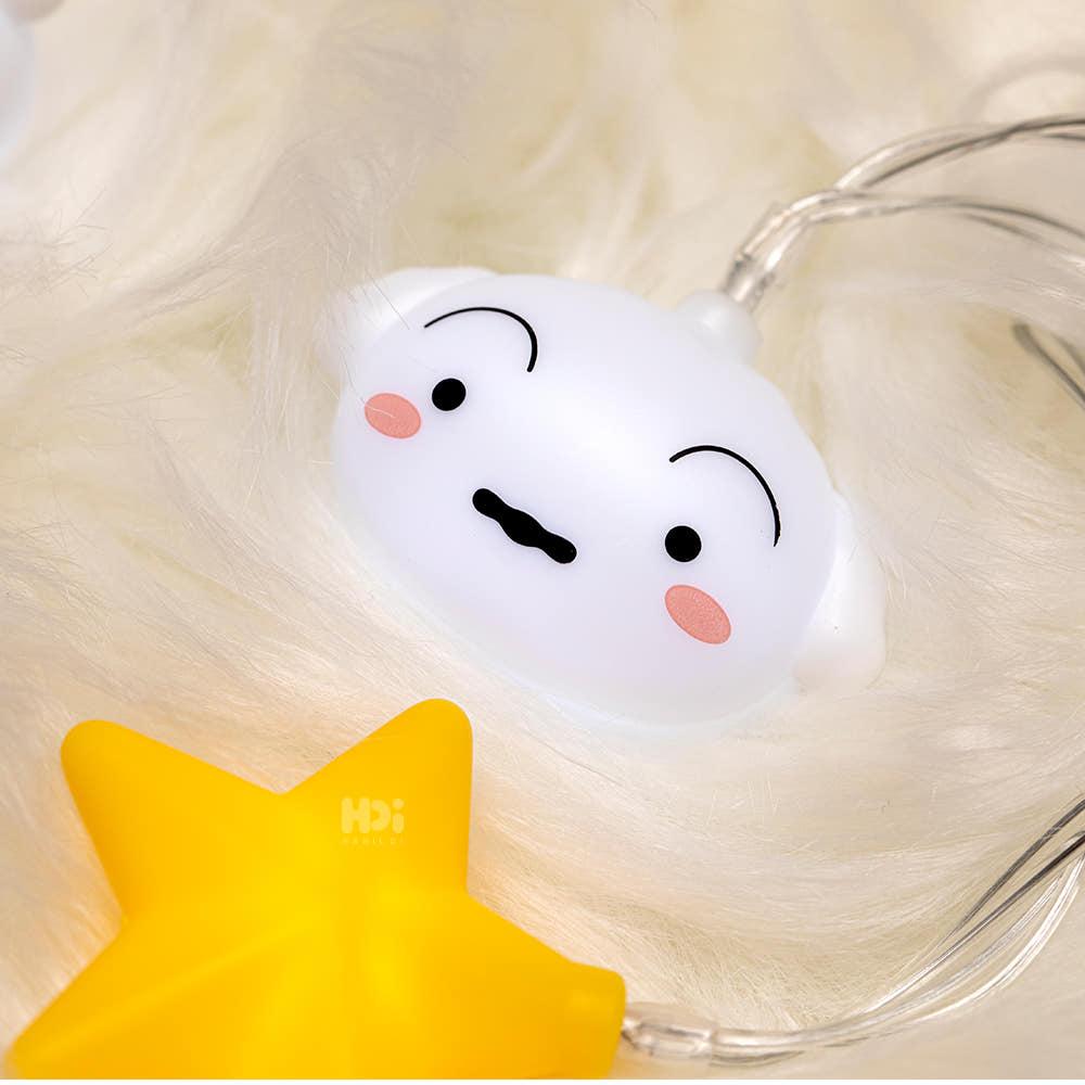 짱구 흰둥이 가랜드 무드등 짱구굿즈 LED줄조명 캠핑조명