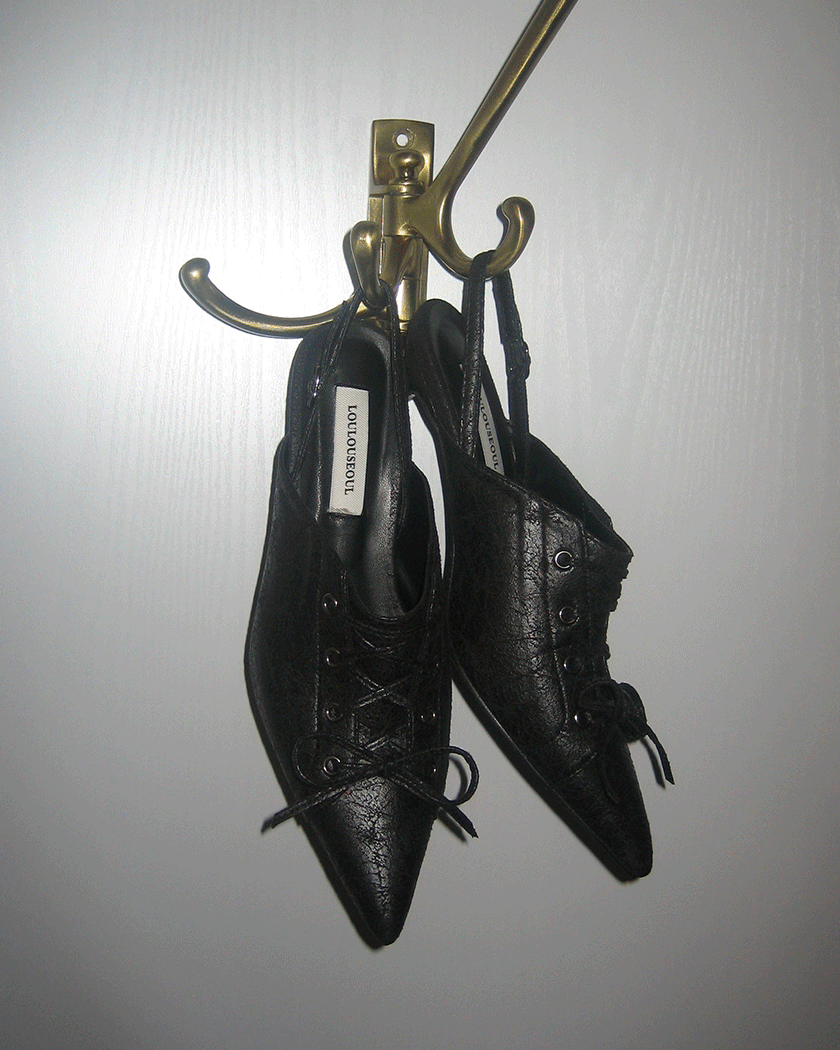 [MADE] Boggy Slingback (Black)