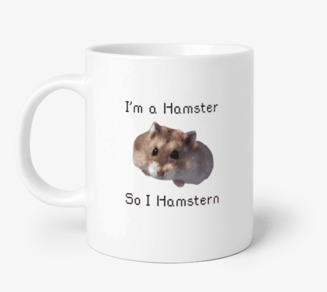 햄스터 머그컵 머그잔 햄스터컵 여름 생일선물
