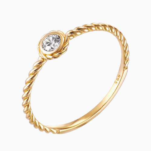 14K 18K 벨라트와이스 반지