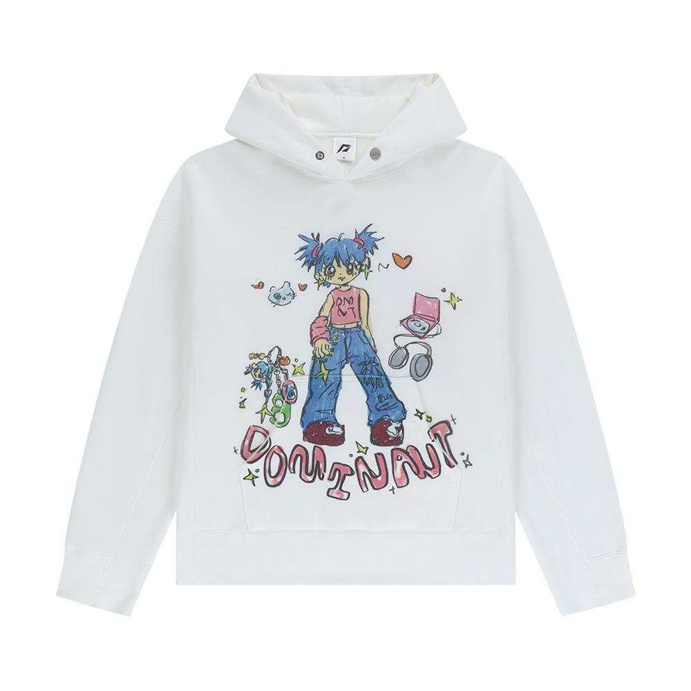Keyring Girl Hoodie White