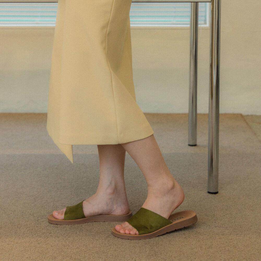 마이크로 화이버 썸머샌들 카키