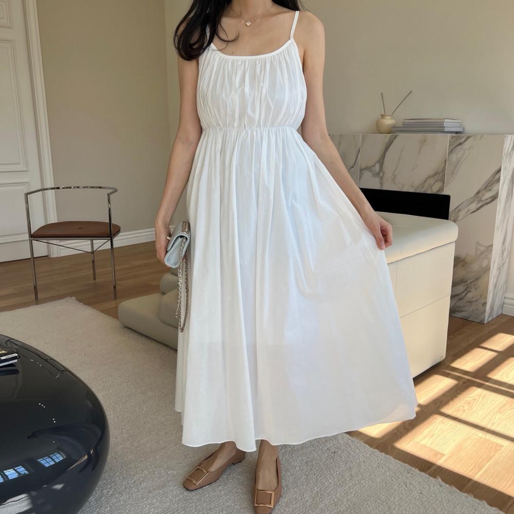 끈 나시 롱 하늘하늘 이너원피스 봄, 여름 임부복원피스 임산부 만삭